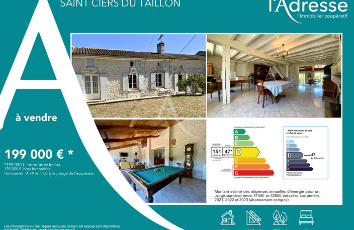 Maison Saint Ciers Du Taillon 163 m2 — photo 3