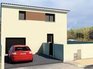 Maison  année 2025  r+1 de 109 m2 Habitable 4 chambres  avec garage ,terrasse, clôturé sur un terrain de 280 m² d angleilla Montagnac 5 pièce(s) 109 m2 — photo 2