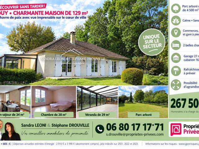 JOUY - RAVISSANTE MAISON de 129 m²  4 pièces — photo du bien