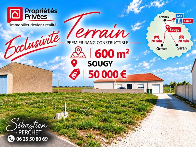 Terrain à bâtir - SOUGY (45410) - Exclusivité — photo 1