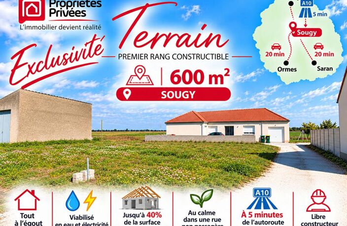 Terrain à bâtir - SOUGY (45410) - Exclusivité — photo 2
