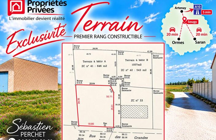 Terrain à bâtir - SOUGY (45410) - Exclusivité — photo 3