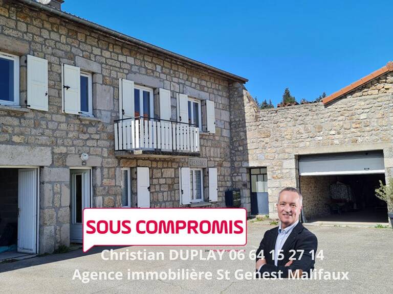 *** SOUS COMPROMIS ***  SAINT VICTOR MALESCOURS 43140  maison mitoyenne comprenant deux logements et deux garages environ 140m² — photo 1