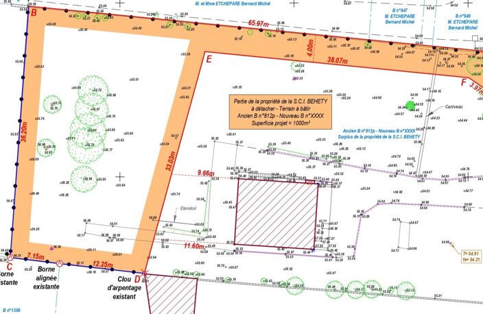 Vente Terrain à bâtir 1 000 m&sup2; — photo 2