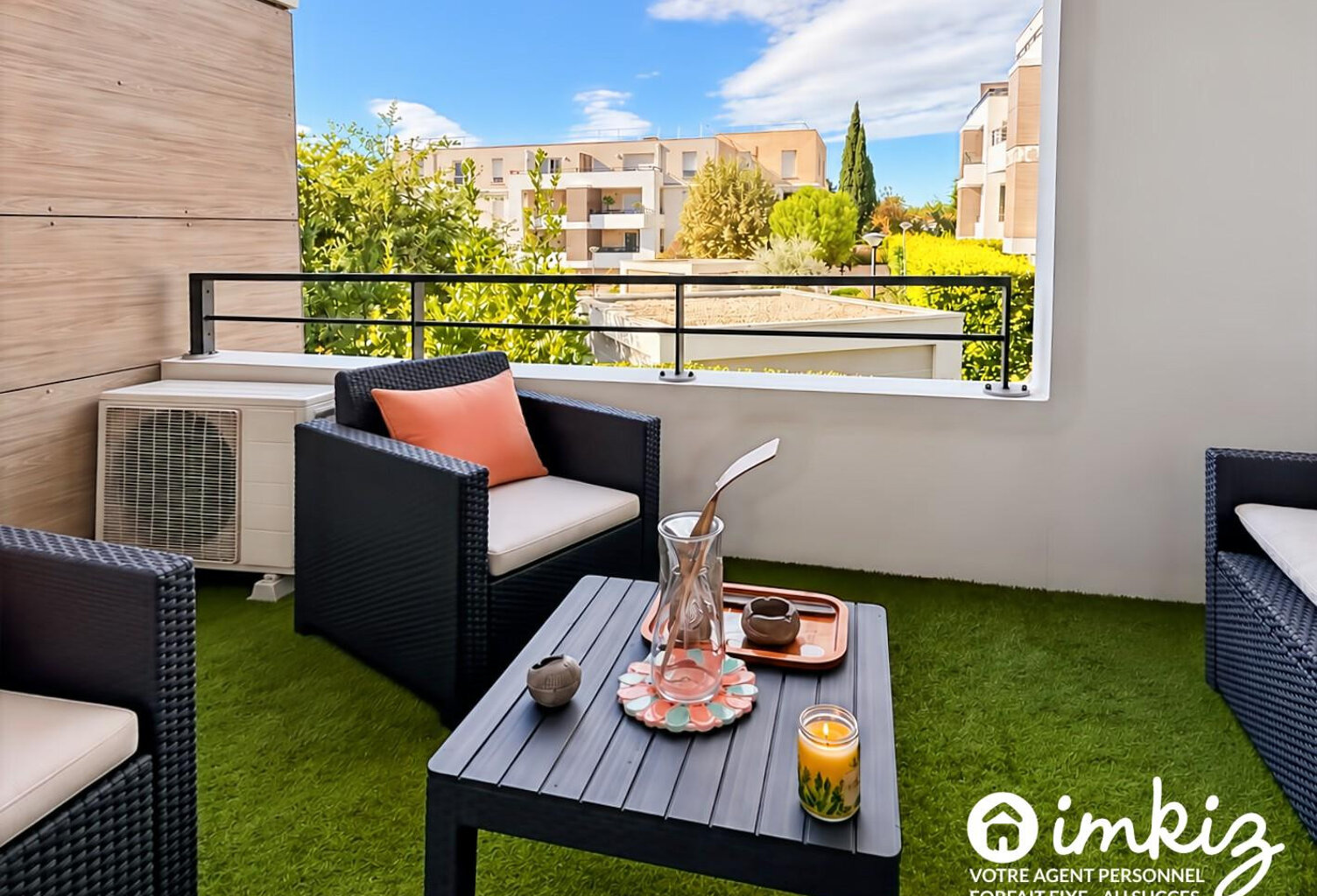 Appartement T3 avec piscine et parking — photo 1