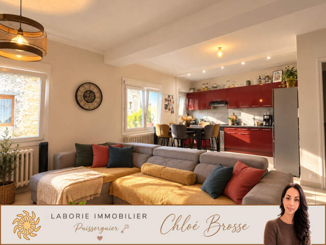 A VENDRE - MAISON DE VILLAGE T4 RENOVEE AVEC GARAGE — photo du bien