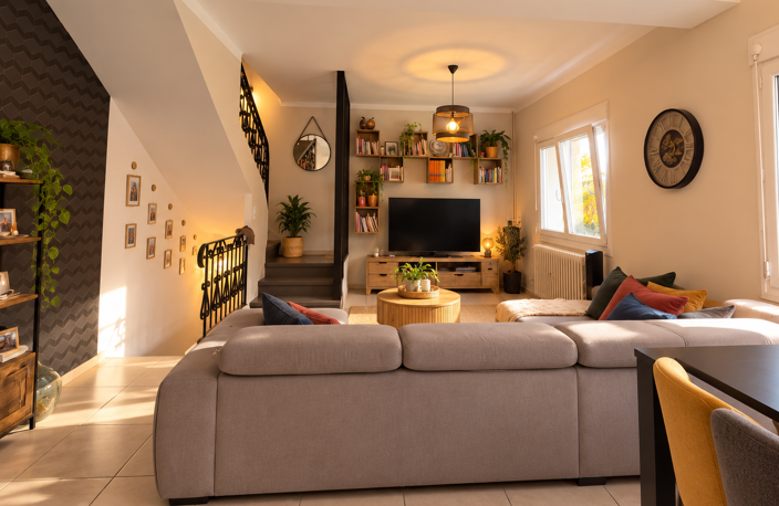 A VENDRE - MAISON DE VILLAGE T4 RENOVEE AVEC GARAGE — photo 3