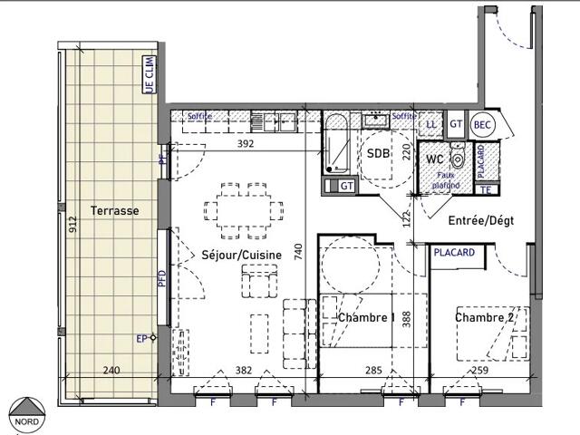 Appartement proposé à Uzès