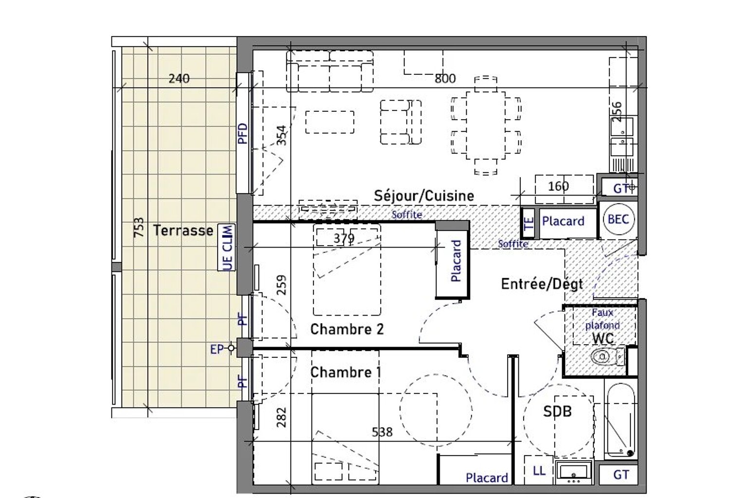 APPARTEMENT T3 de 69,65 m² — photo 1