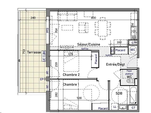 Appartement proposé à Uzès
