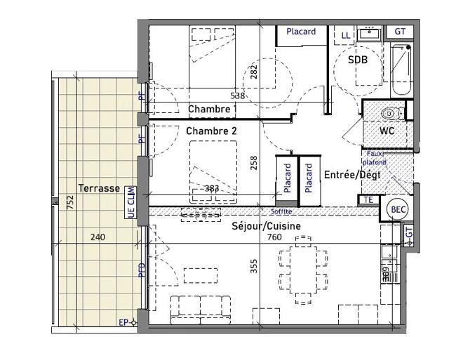 Appartement proposé à Uzès