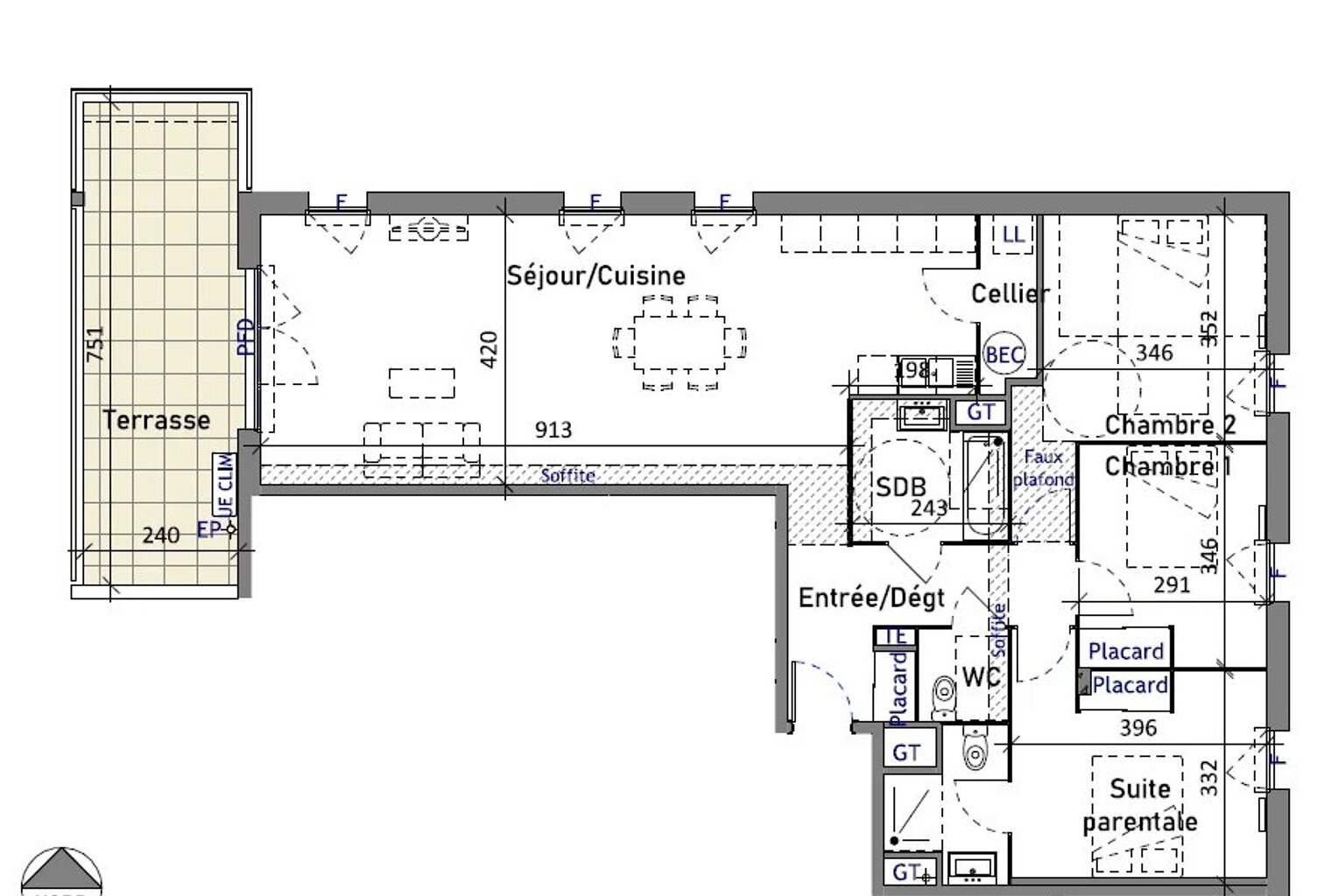 APPARTEMENT T4 de 103,75 m² — photo 1
