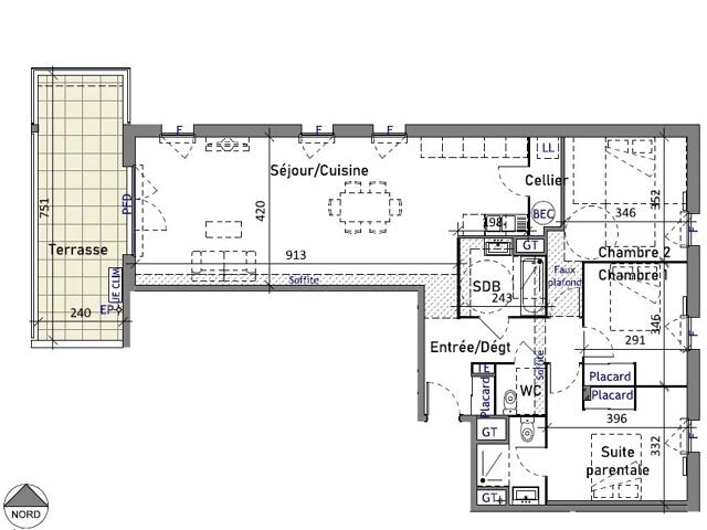 Appartement proposé à Uzès