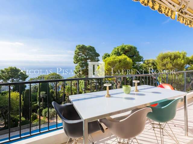 Cap d'Ail - Appartement avec terrasse et vue mer - Résidence ave — photo du bien