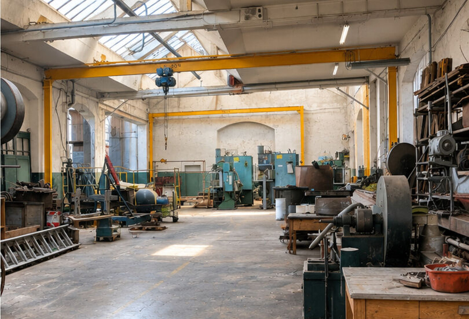 Ensemble de batiments industriels à réhabiliter ou promotion immobiliere Feurs — photo 1