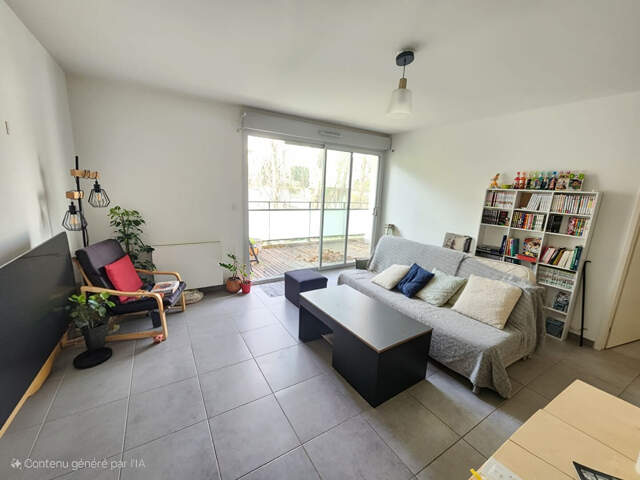 Appartement T3  de 61m², terrasse, parking sous-sol, résidence récente — photo du bien