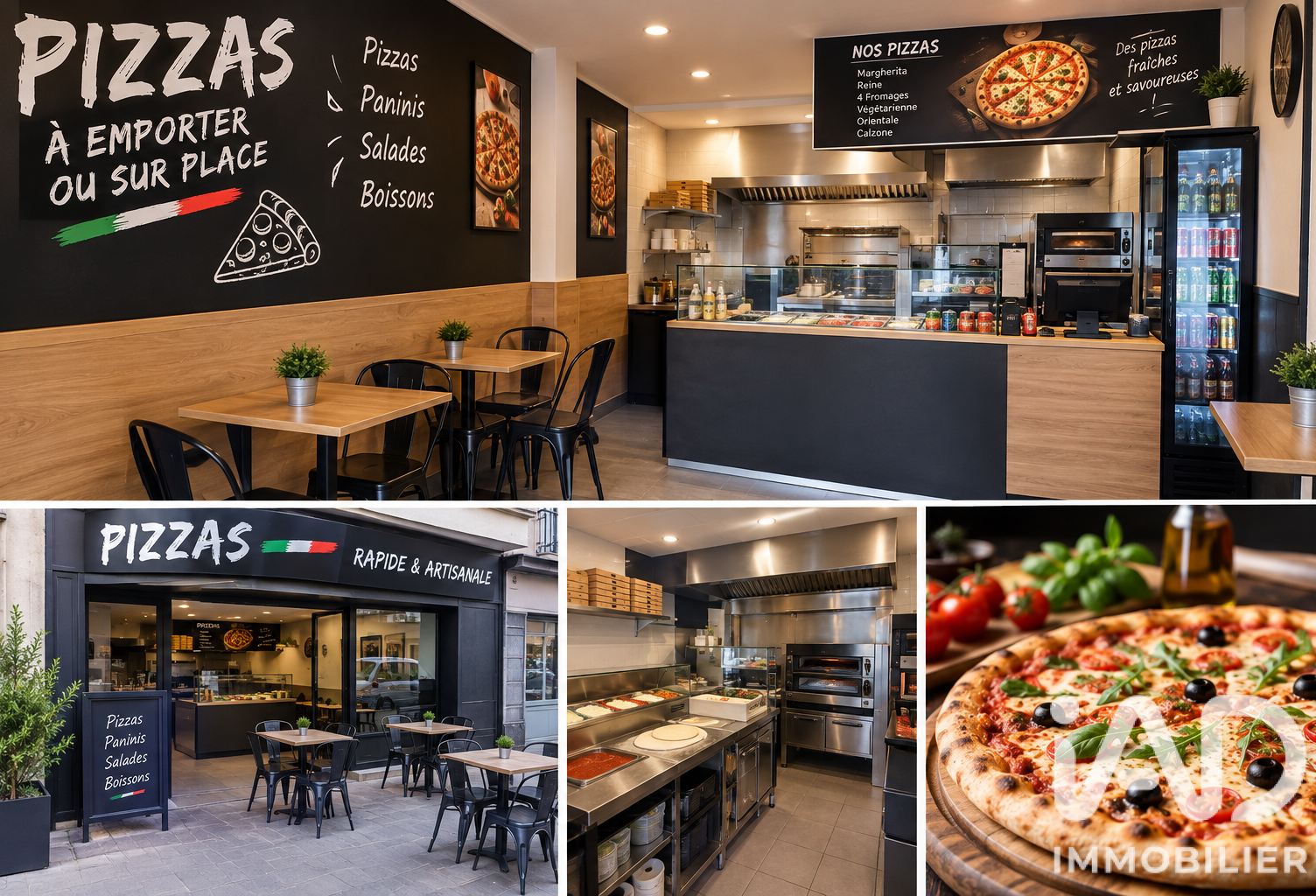 Vente Restauration rapide 28 m&sup2; — photo 1