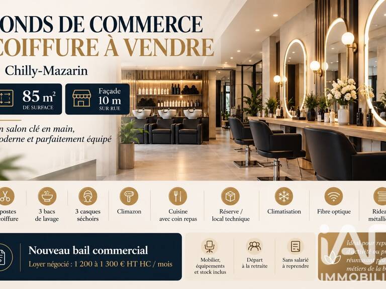 Vente Esthétique, Coiffure 86 m&sup2; — photo 1