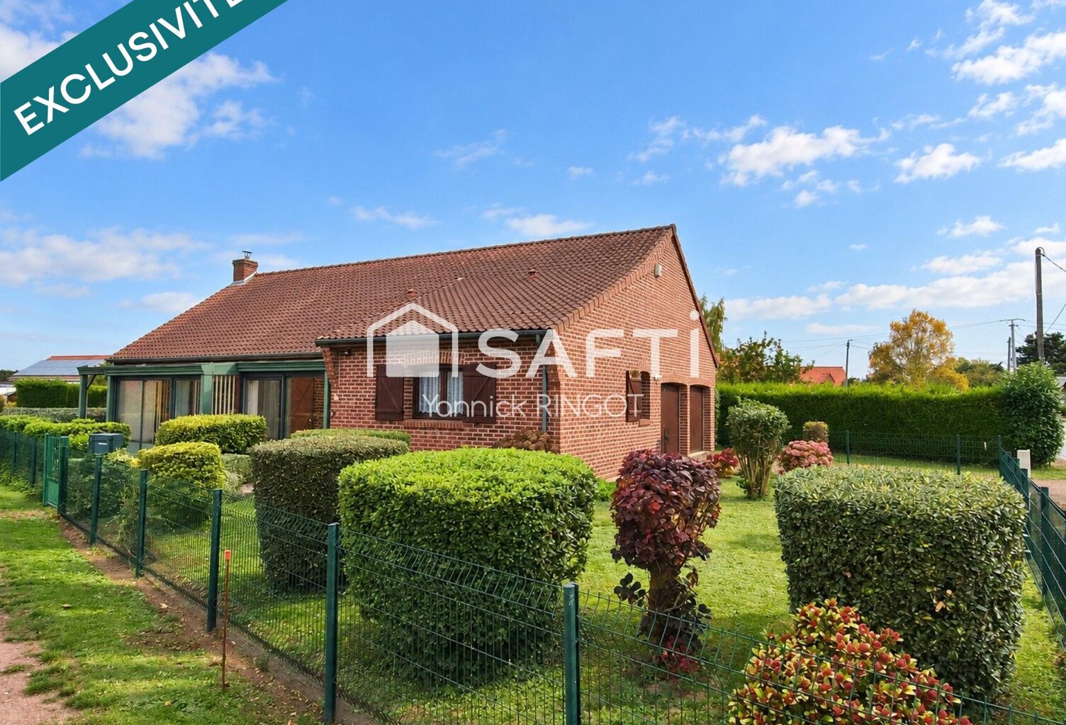Plain-pied individuel, 3 chambres et double garage — photo 1