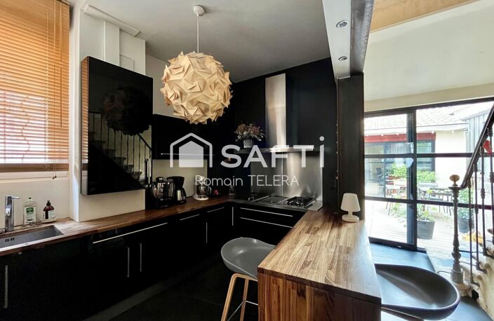 Nansouty : échoppe de 125 m² (+ 17 m² sous combles) avec 3 chambres, un bureau en dépendance et une terrasse — photo 2