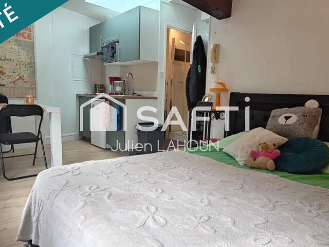 Studio rénové de 19,4 m²  Vendu loué — photo du bien