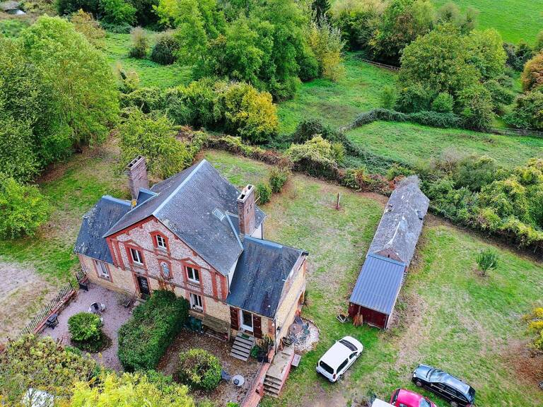 À VENDRE  AUTHENTIQUE PRESBYTÈRE DE 1820 AVEC GÎTE EN ACTIVITÉ  CROUTTES 61120 — photo 1