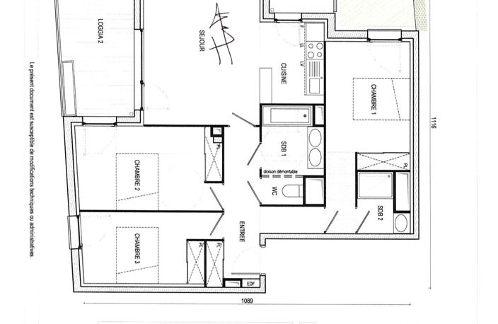 Location appartement 4 pièces 84 m² à Toulouse (31300) — photo 2