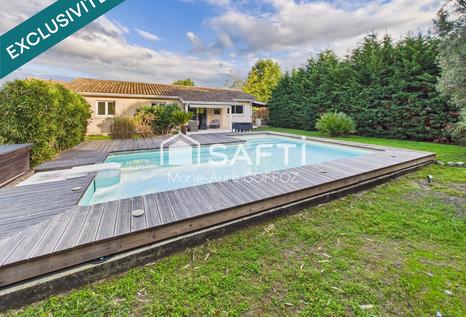 Villa de plain-pied avec piscine et climatisation — photo 1