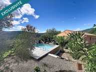 Villa de 97m2 avec vue dégagé, comportant piscine, spa et grand salon avec poêle à bois — photo 3