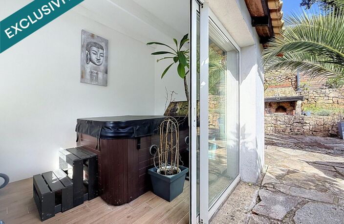 Villa de 97m2 avec vue dégagé, comportant piscine, spa et grand salon avec poêle à bois — photo 5