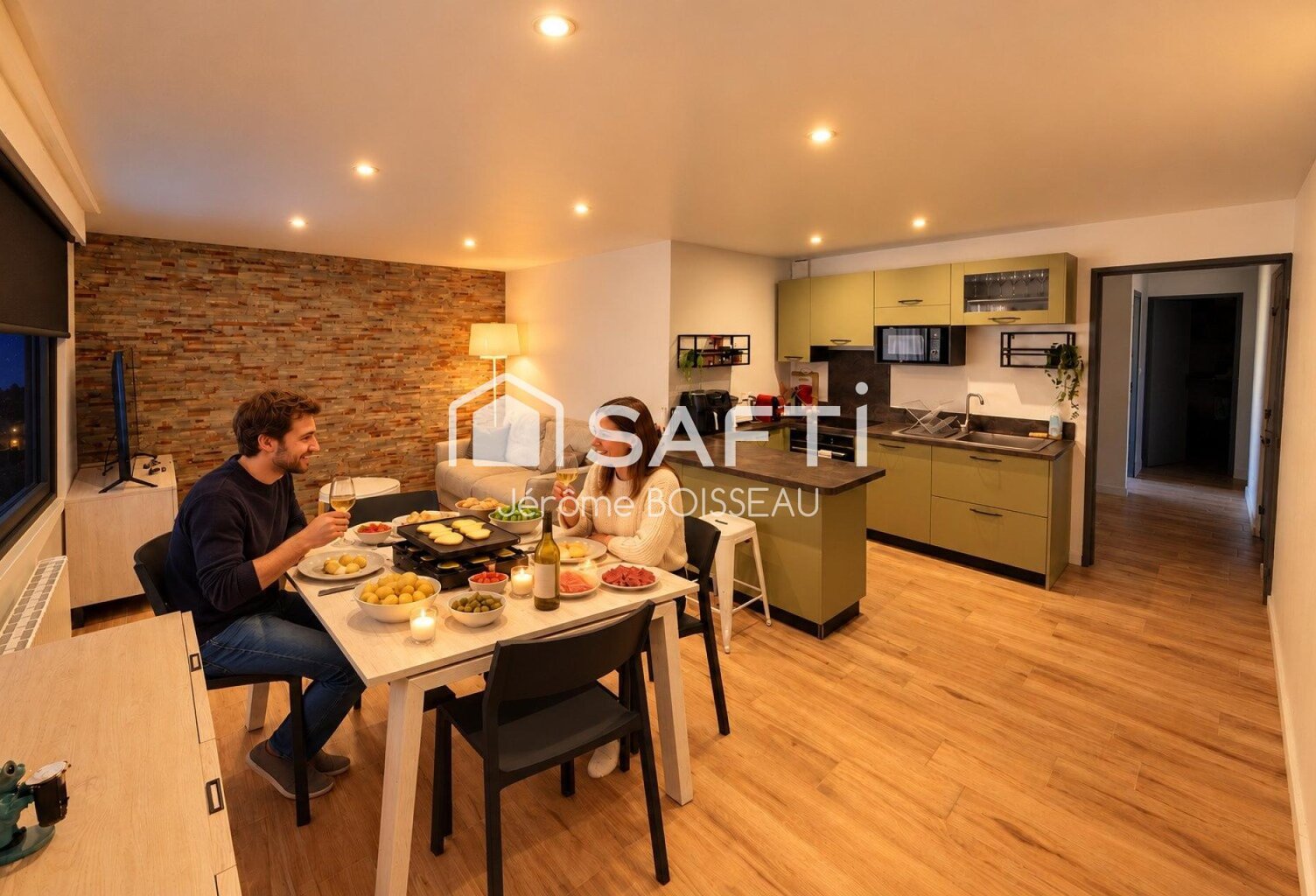 LES ROUSSES  Appartement rénové de 72 m², 2 chambres, cave et 2 parkings — photo 1