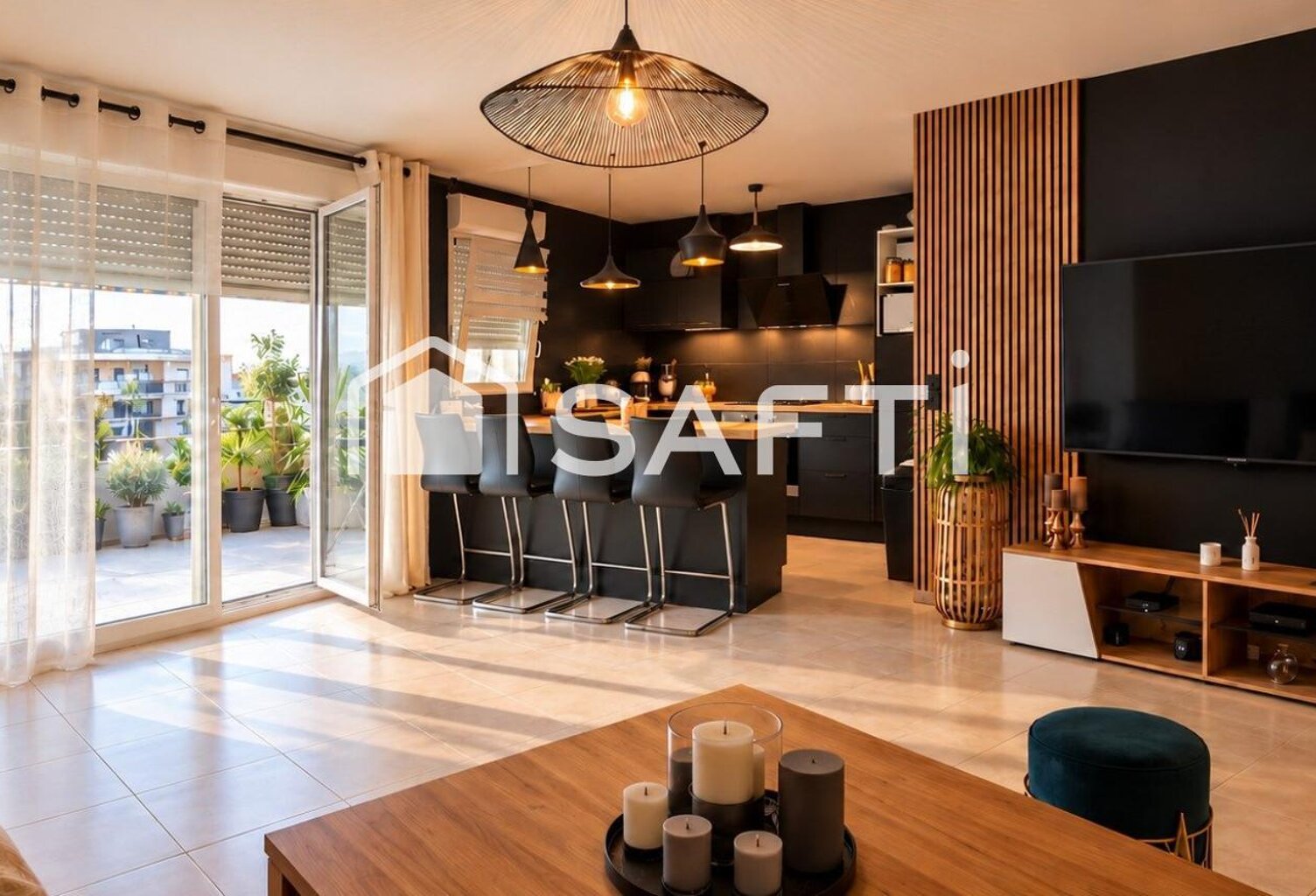 T3 standing, 75m2, garage, deux terrasses, cellier — photo 1