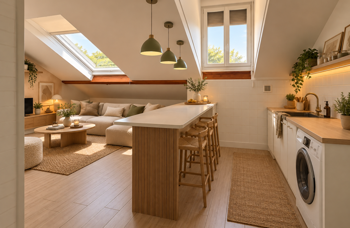 À VENDRE   STUDIO AU DERNIER ÉTAGE AVEC ASCENSEUR   GARE DE VILLEURBANNE — photo 4