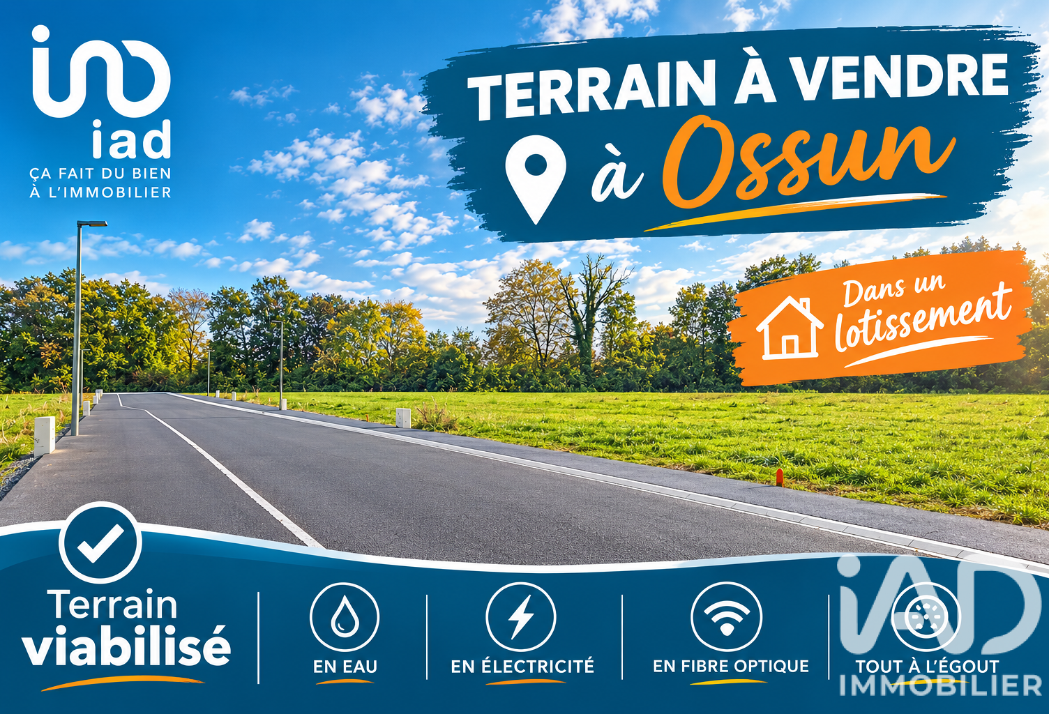 Vente Terrain à bâtir 565 m&sup2; — photo 1