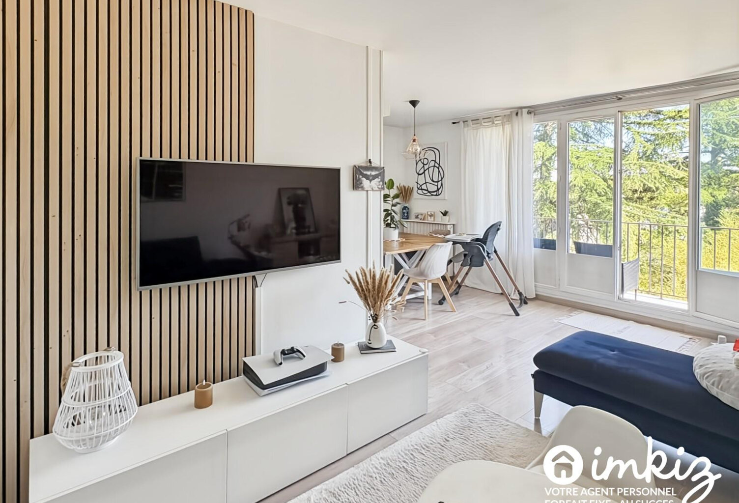 T4 rénové de 86 m² – Dernier étage – Balcon — photo 1