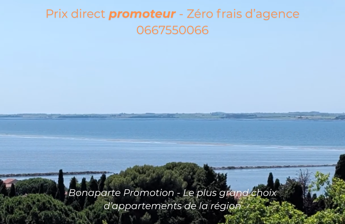 - LIVRAISON IMMEDIATE - T4 DE 89M2 AVEC VUE 180 DEGRES ETANG DE THAU — photo 2