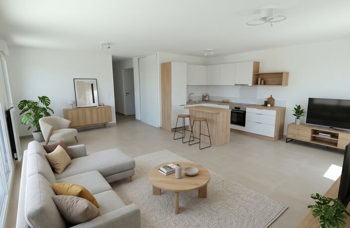 - LIVRAISON IMMEDIATE - T4 DE 89M2 AVEC VUE 180 DEGRES ETANG DE THAU — photo 3