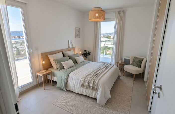 - LIVRAISON IMMEDIATE - T4 DE 89M2 AVEC VUE 180 DEGRES ETANG DE THAU — photo 4