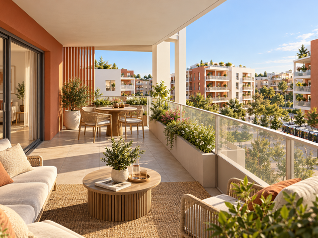 MONTPELLIER - Nouvelle RESTANQUE - Votre appartement 2 pièces NEUF en TVA 5.5 % — photo du bien