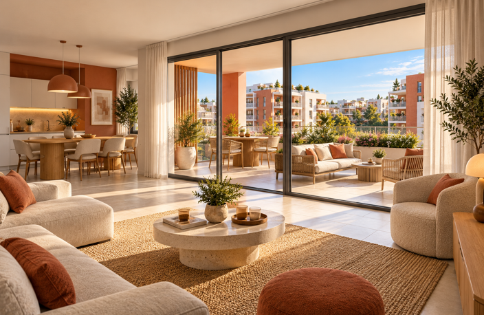 MONTPELLIER - Nouvelle RESTANQUE - Votre appartement 2 pièces NEUF en TVA 5.5 % — photo 5
