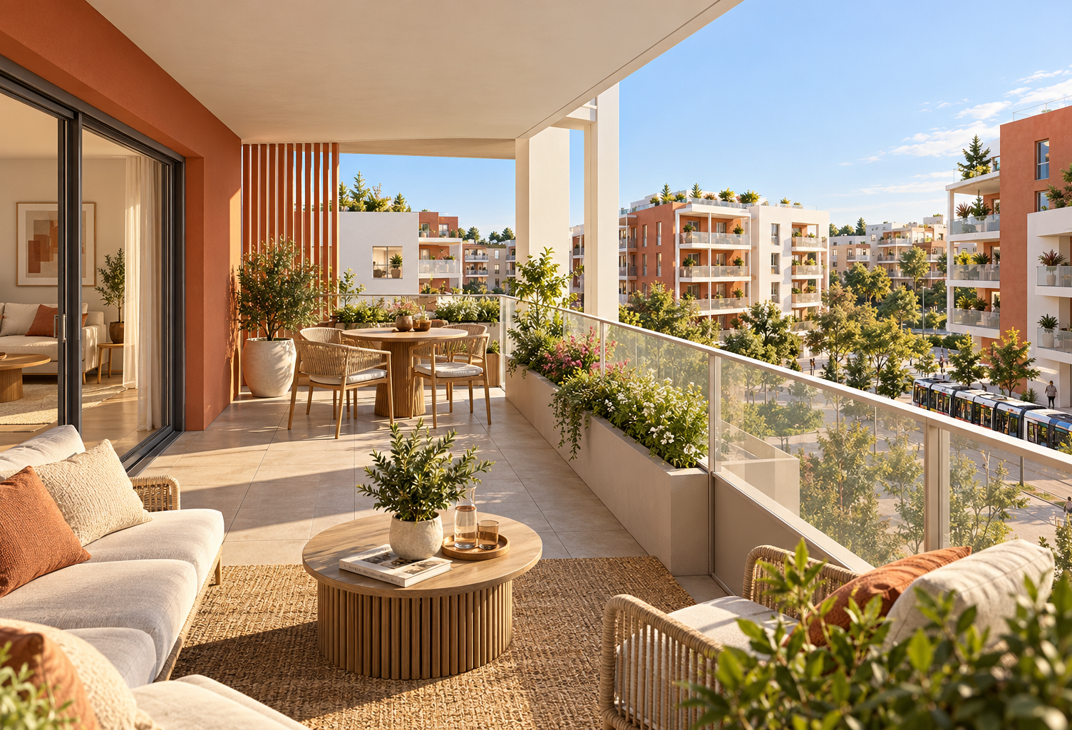 - MONTPELLIER - Nouvelle RESTANQUE - Votre appartement 4 pièces NEUF en TVA 5.5 % avec une TERRASSE  — photo 1