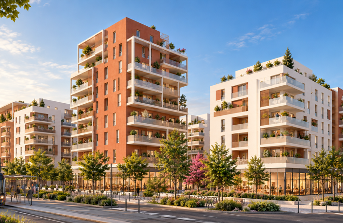 - MONTPELLIER - Nouvelle RESTANQUE - Votre appartement 4 pièces NEUF en TVA 5.5 % avec une TERRASSE  — photo 3