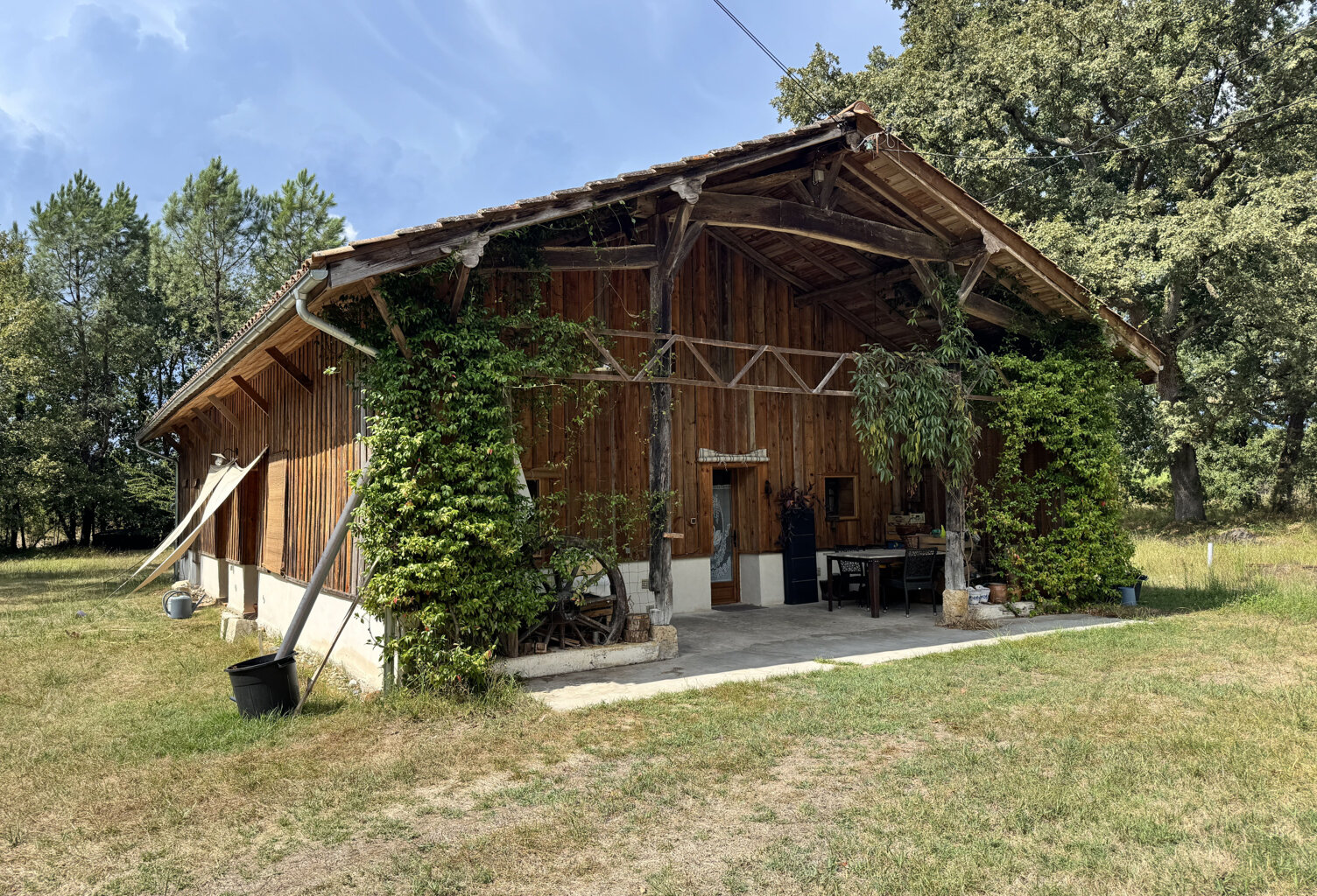 Maison landaise sur airial — photo 1