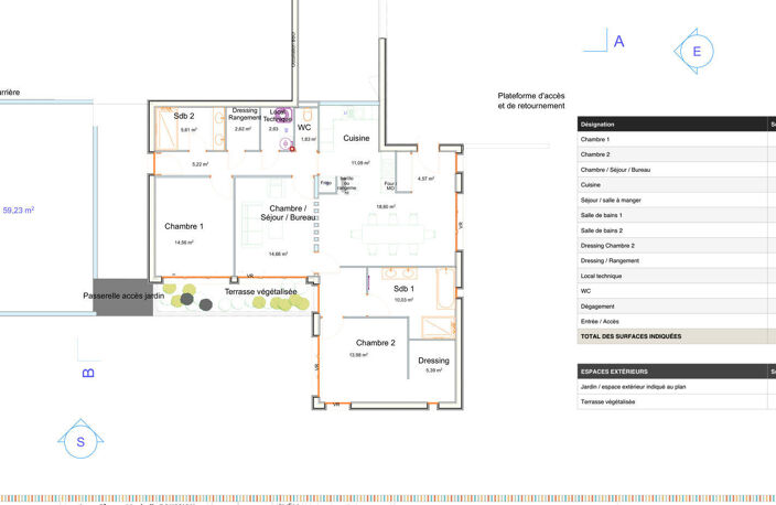 Vente appartement 4 pièces 110 m² Charbonnières-les-Bains (69260) — photo 2