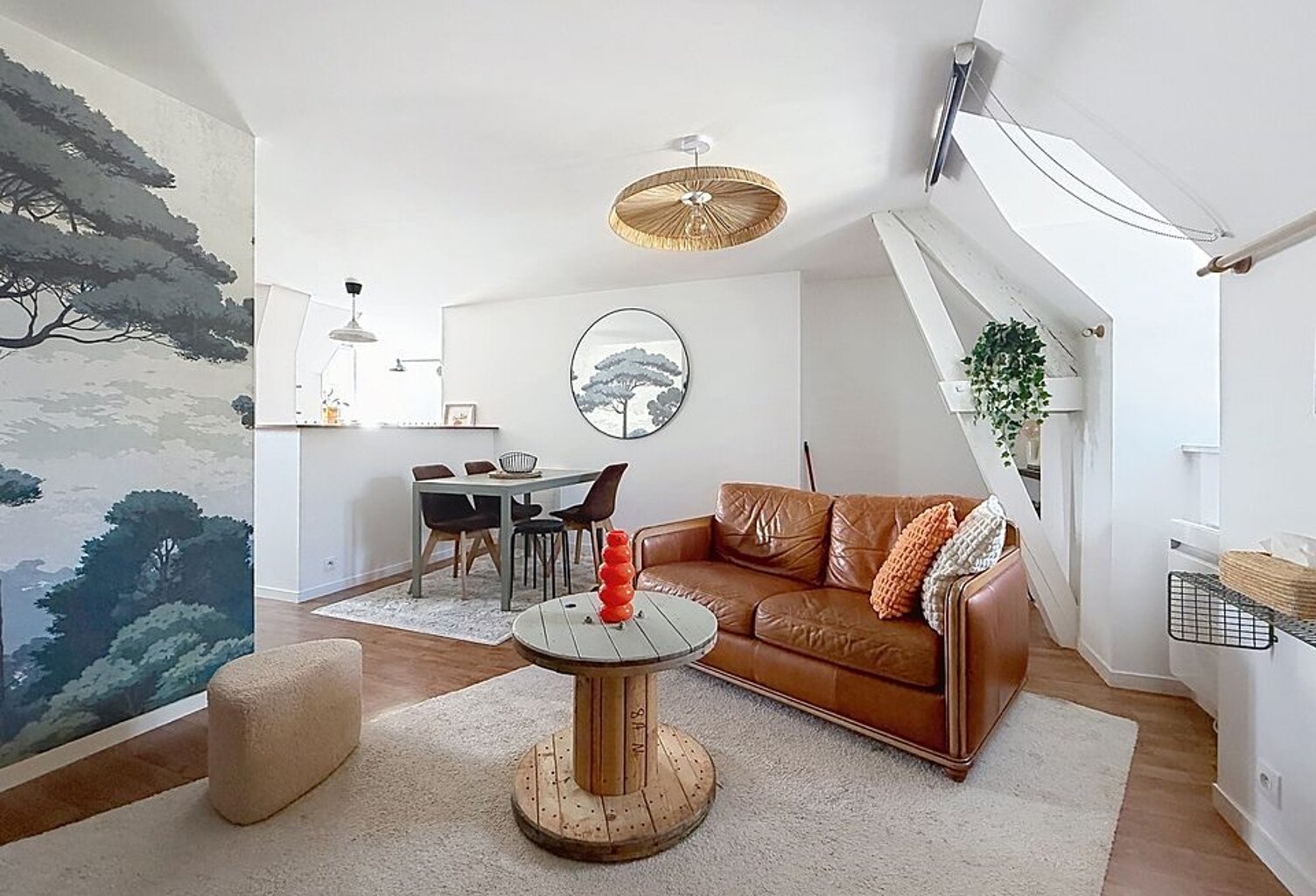 CHARMANT T2 EN DUPLEX  DERNIER ÉTAGE  VUE MER — photo 1