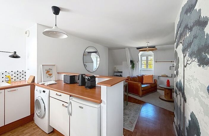 CHARMANT T2 EN DUPLEX  DERNIER ÉTAGE  VUE MER — photo 4