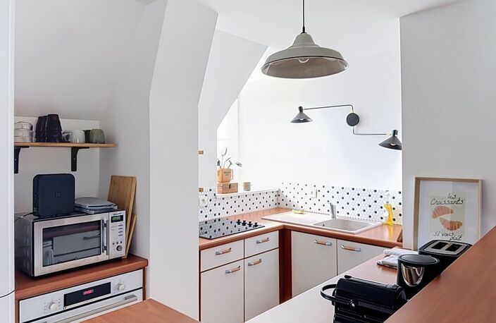 CHARMANT T2 EN DUPLEX  DERNIER ÉTAGE  VUE MER — photo 5