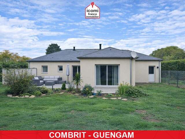 FINISTERE - Combrit (29120) - A VENDRE - MAISON 105 M² - 2013 - TROIS CHAMBRES - PLAIN PIED - GRANDE PIECE DE VIE - TERRAIN 1000M² -DPE C — photo du bien