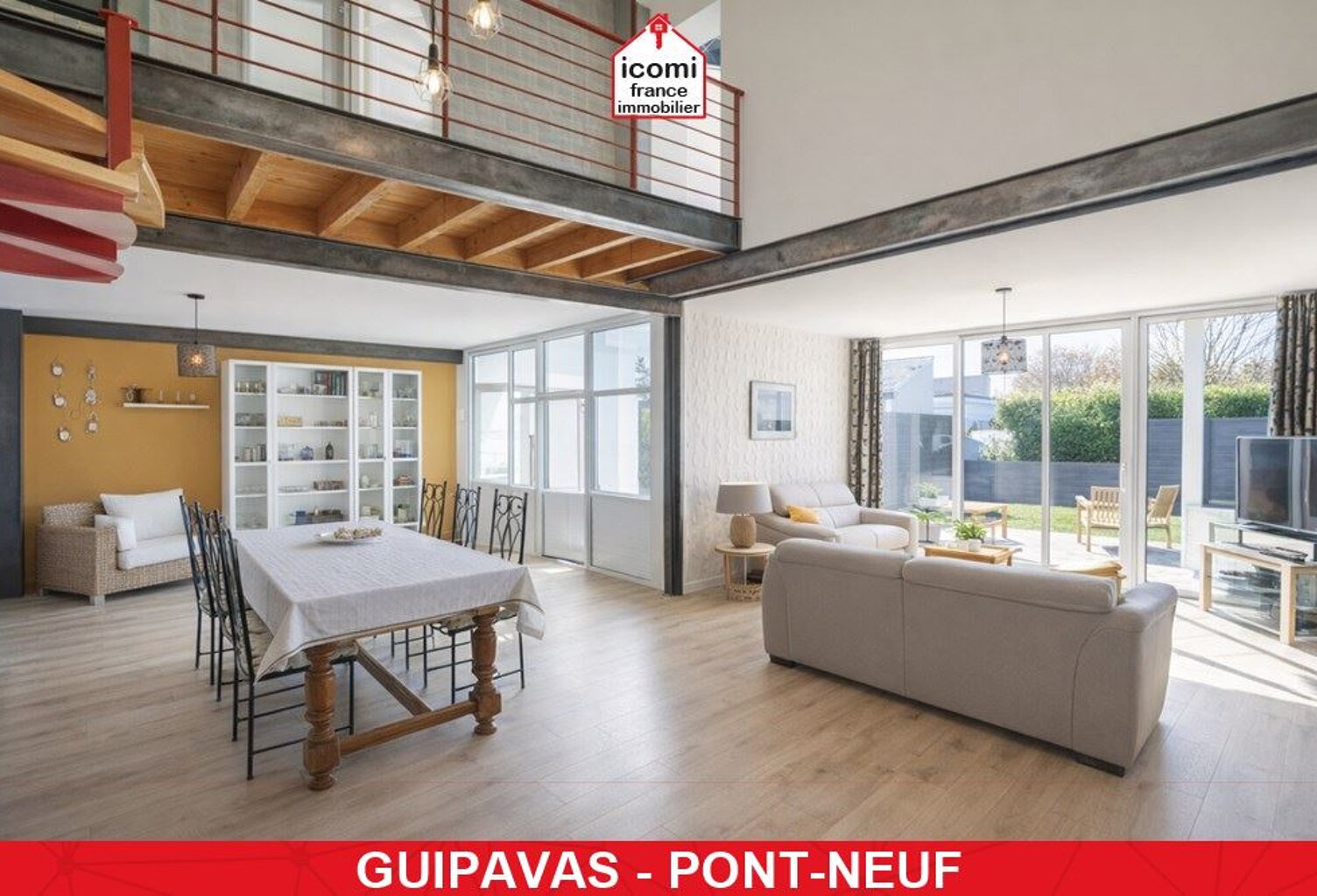 FINISTERE - Guipavas (29490) - A VENDRE - MAISON - T4 - 3 CHAMBRES - AUCUNS TRAVAUX - DPE C - MODERNE - PIECE DE VIE DE 65M² - IDEALEMENT SITUE - 2 PLACES DE PARKING — photo 1