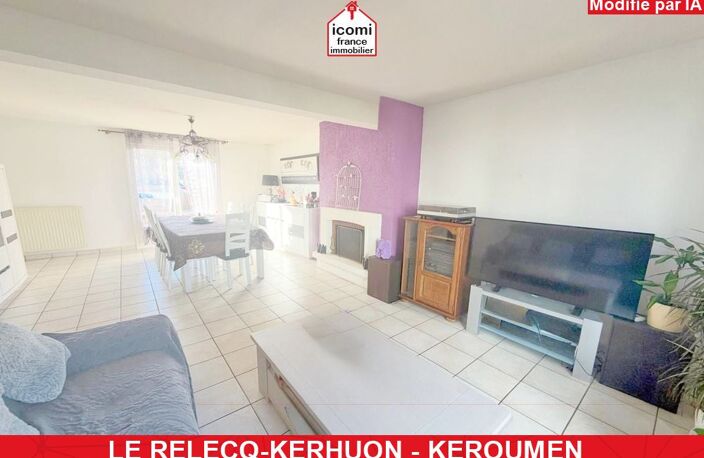 FINISTERE - Le Relecq-Kerhuon (29480) - A VENDRE - MAISON DE 1988 - 109 M2 CARREZ- 4 CHAMBRES + 1 BUREAU - GRAND GARAGE - COMMERCES ET ECOLES A PIED - — photo 5